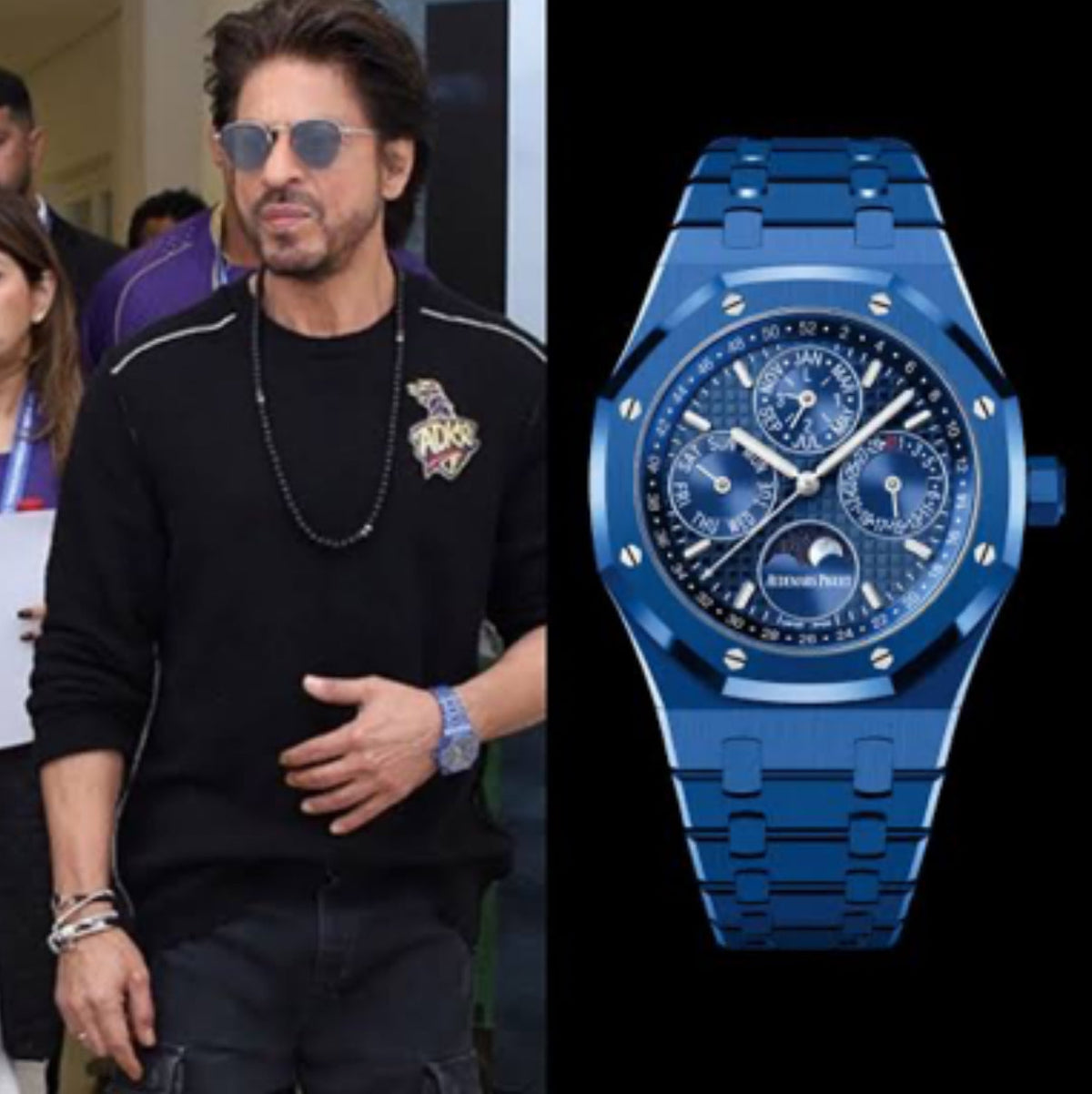 AP – ROYAL OAK PERPETUAL CALENDER Ceramic Blue Automatic (Premium Quality)