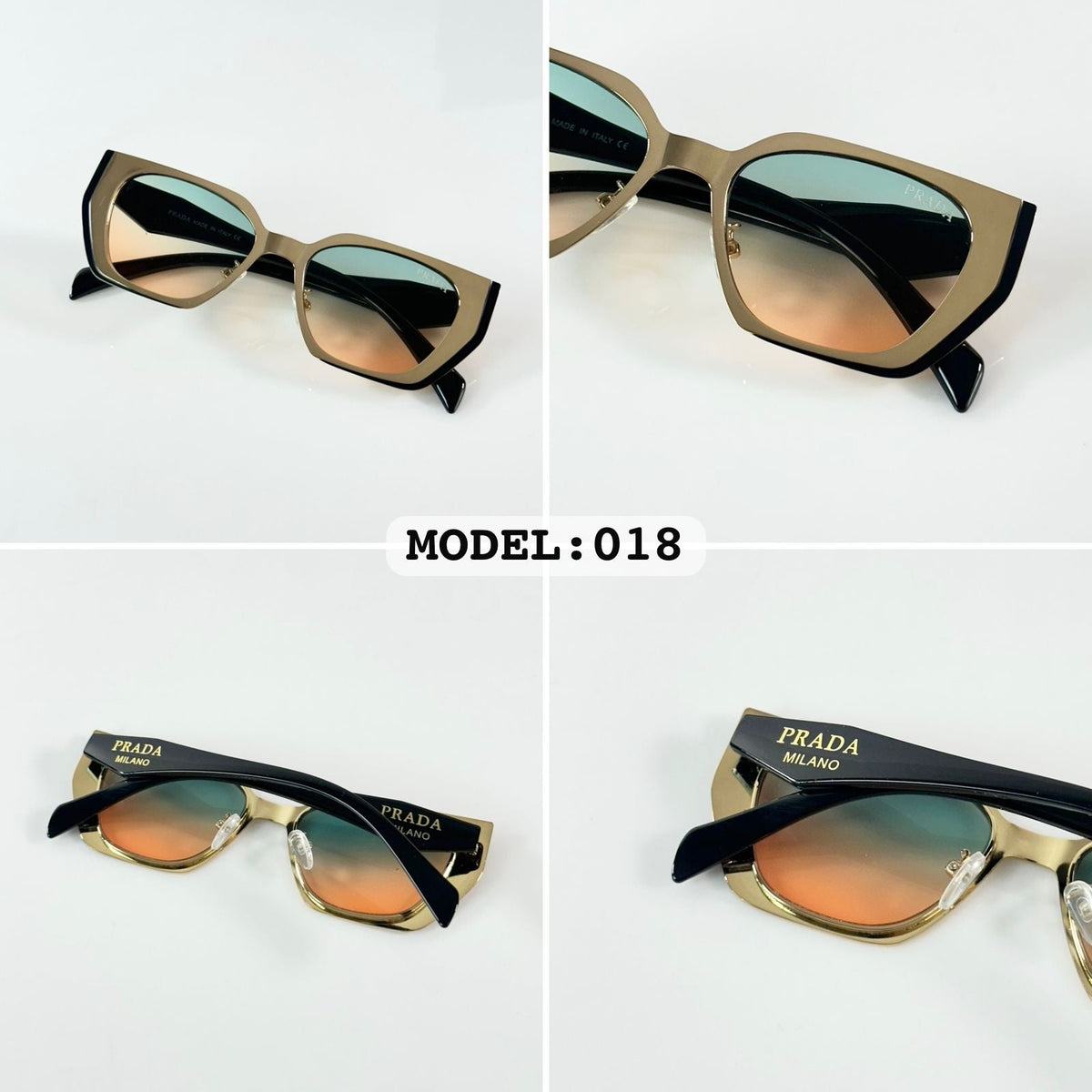 Pradaa 018 Women's Gold/Green