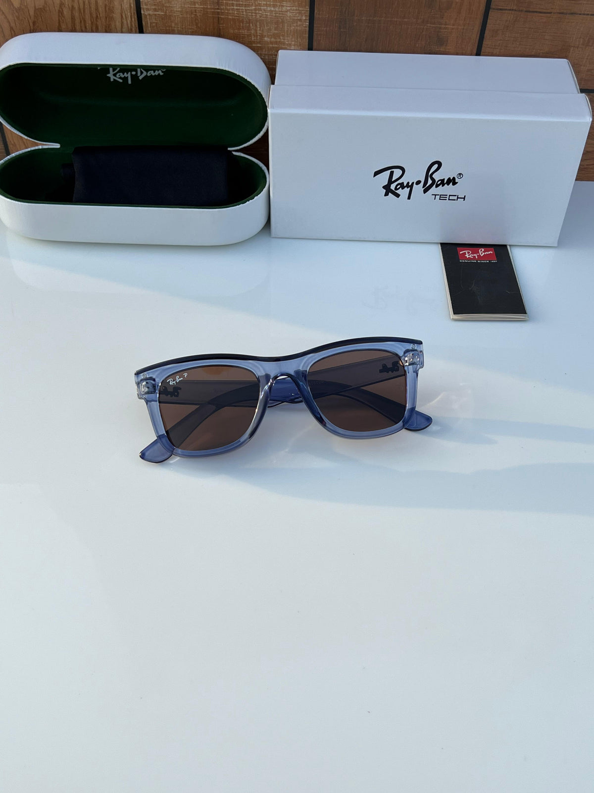 Raybann 0502 Reverse Blue/Brown