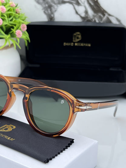 Daviid Beckhamm Round Brown/Green