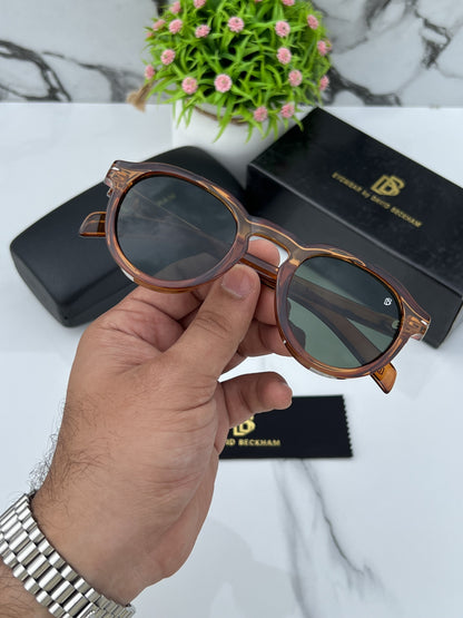 Daviid Beckhamm Round Brown/Green