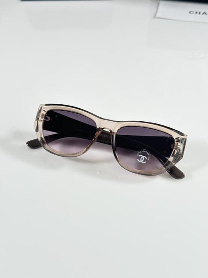 Chaneel Unisex Water Brown Sunglasses - Women