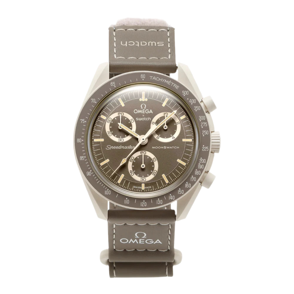 Swatch
x
Omega
Bioceramic
Moonswatch
'Mission
to
Earth'
-
Desert