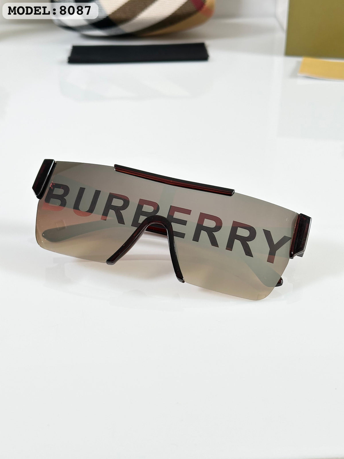 Burberryy Black and Silver Mercury Sunglasses