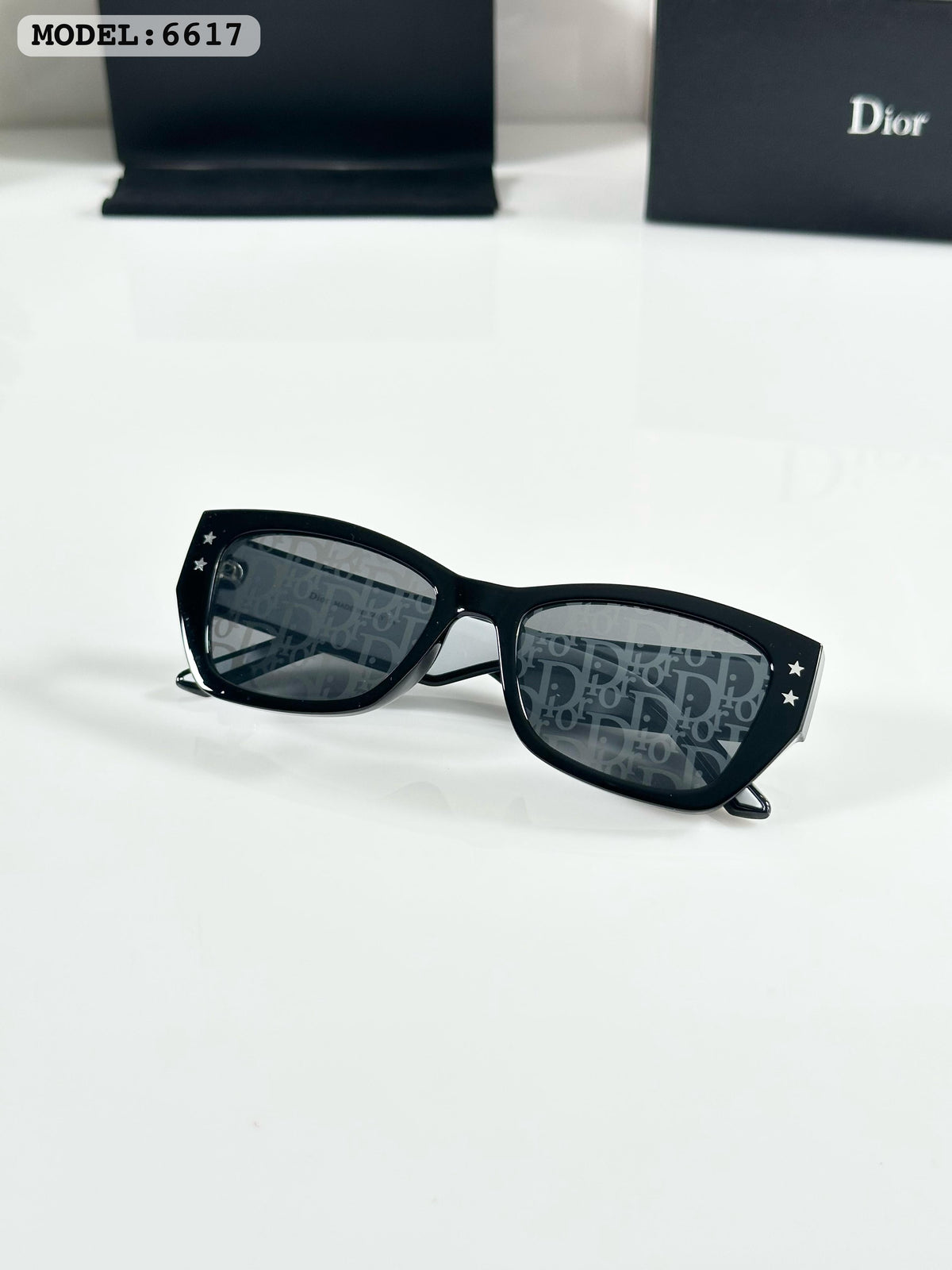 DIORR 6617 PRINTED BLACK WHITE