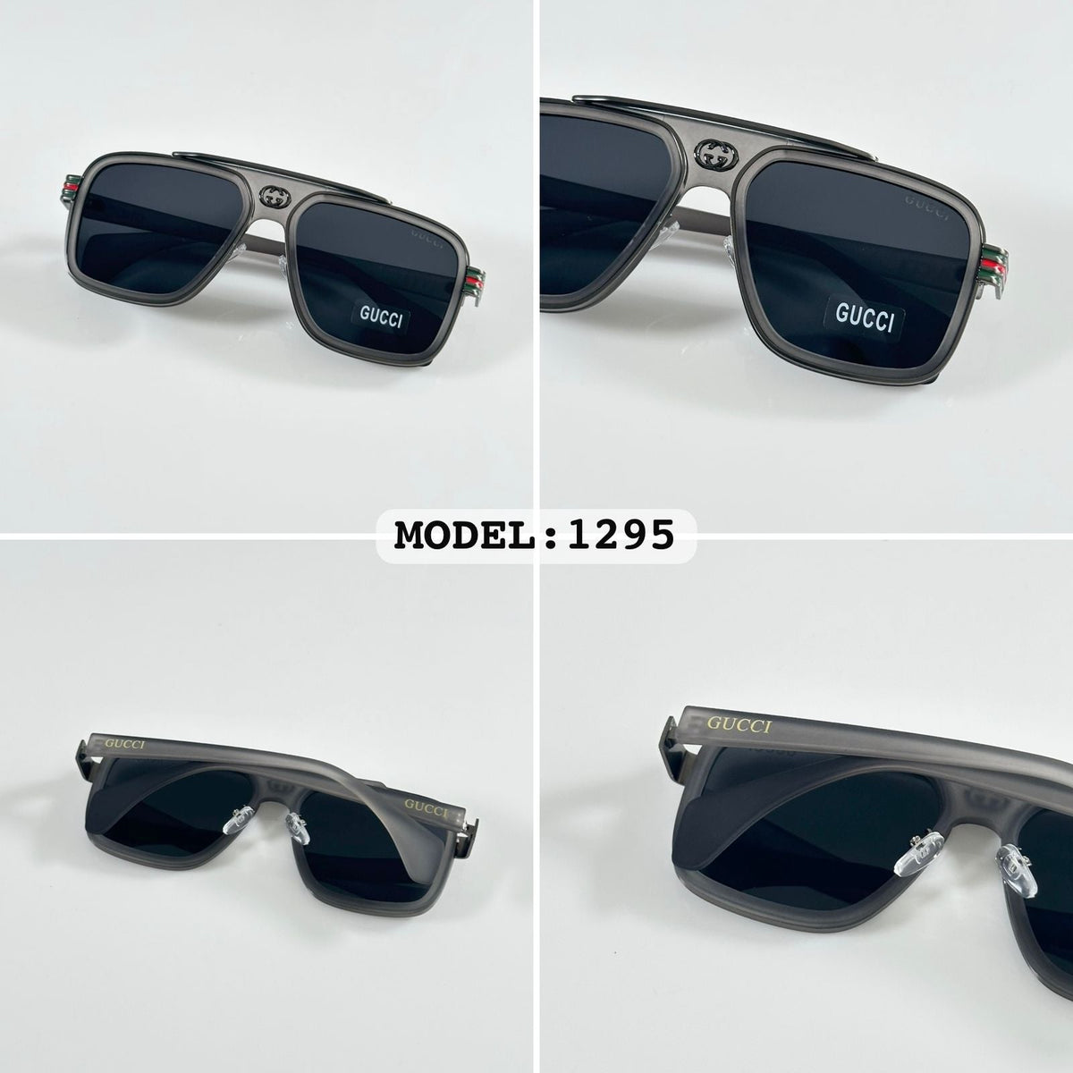 Guccii 1295 Grey Premium Quality