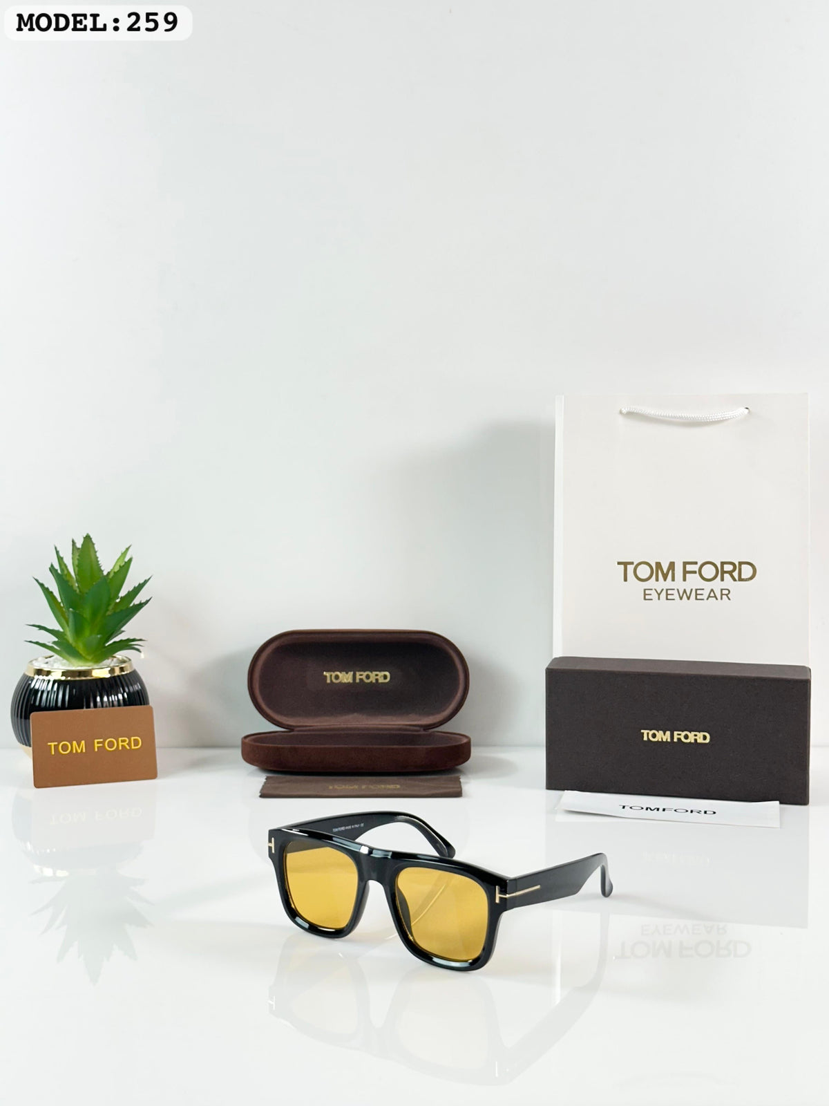 Tomforrd 259 Yellow/Black Frame (Premium Quality)