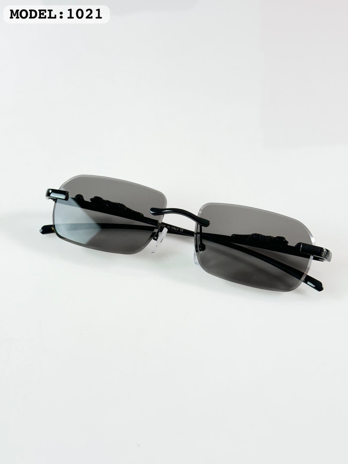 Cartier 1021 Black Metal frameless