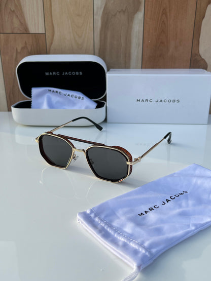 Marcc Jacobss Gold/Brown Luxury Shades