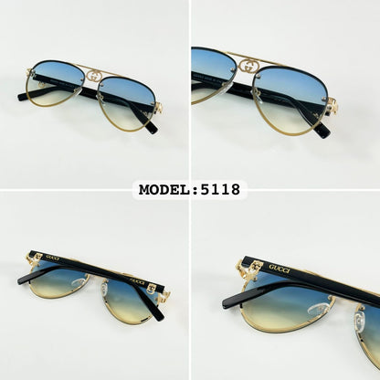 Guccii 5118 Gold/Green