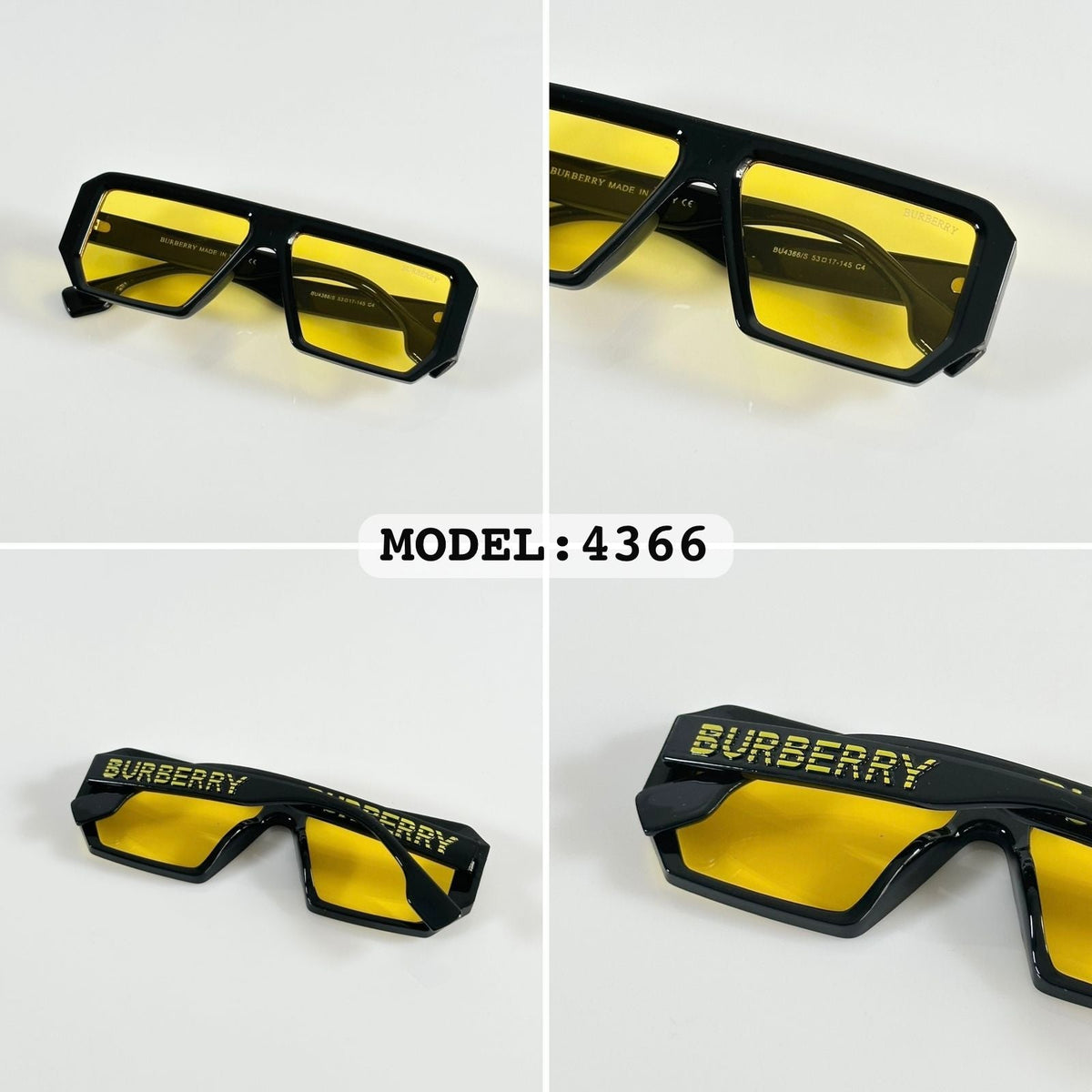 Burrberry 4366 Black/Yellow