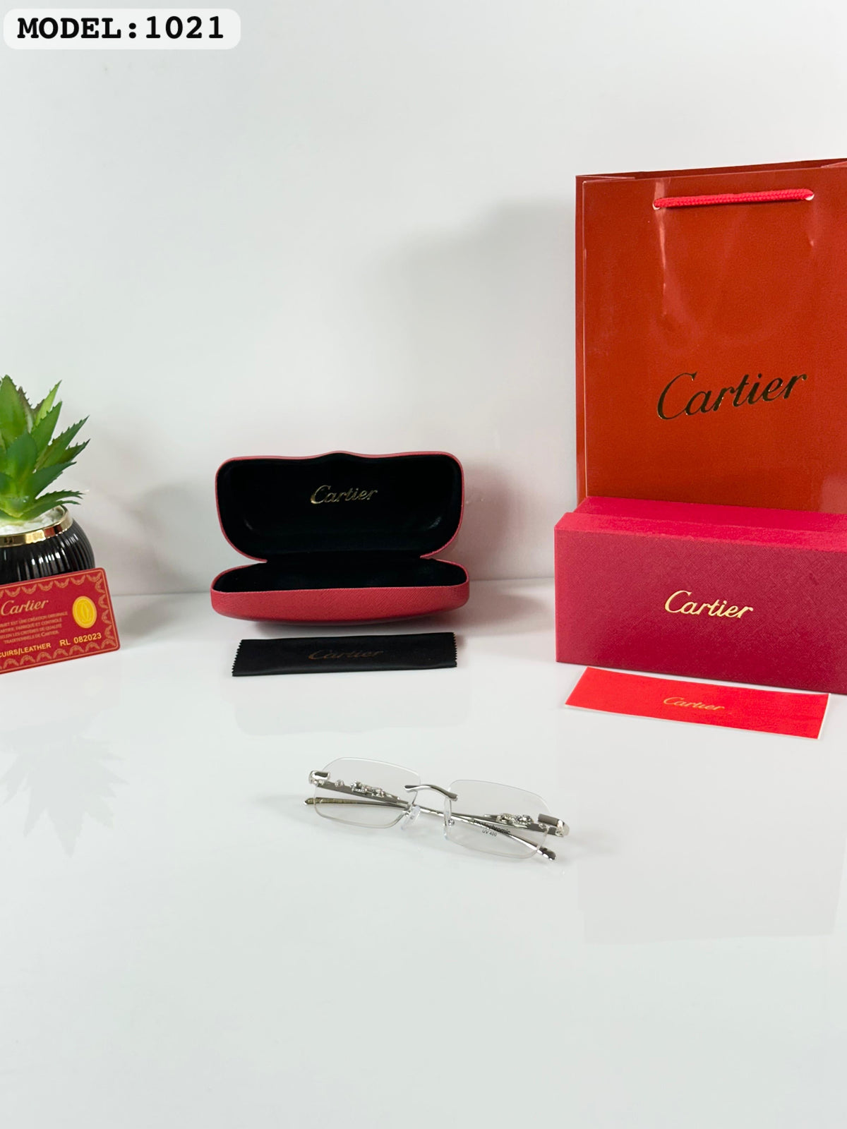 Cartier 1021 Silver frame
