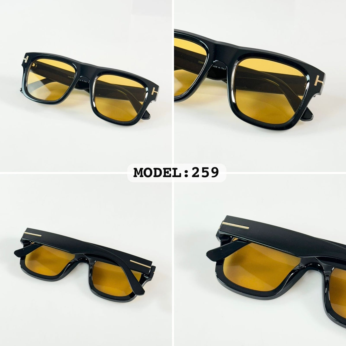 Tomforrd 259 Yellow/Black Frame (Premium Quality)