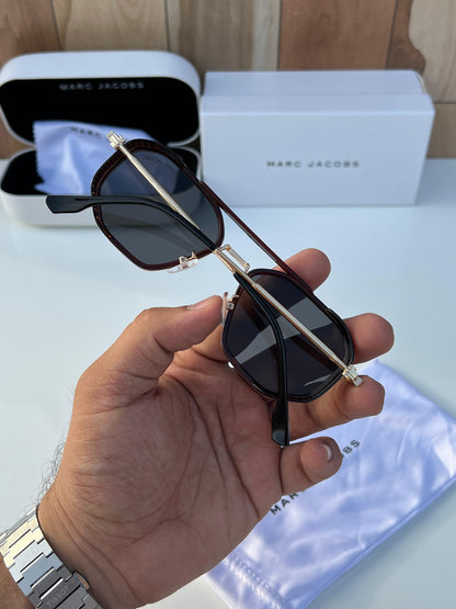 Marcc Jacobss Gold/Brown Luxury Shades