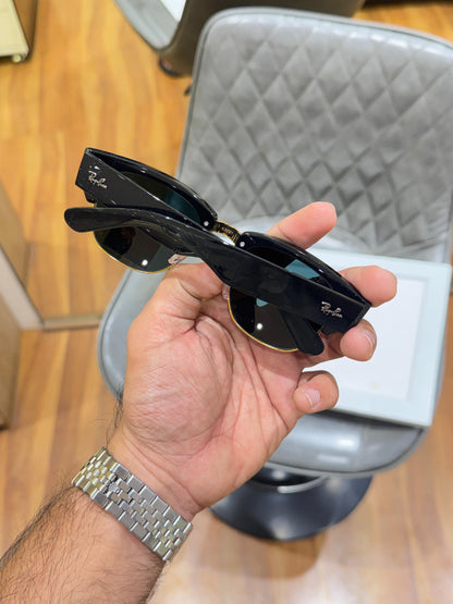 Ray_bann Mega Clubmaster 3106 Black/Gold