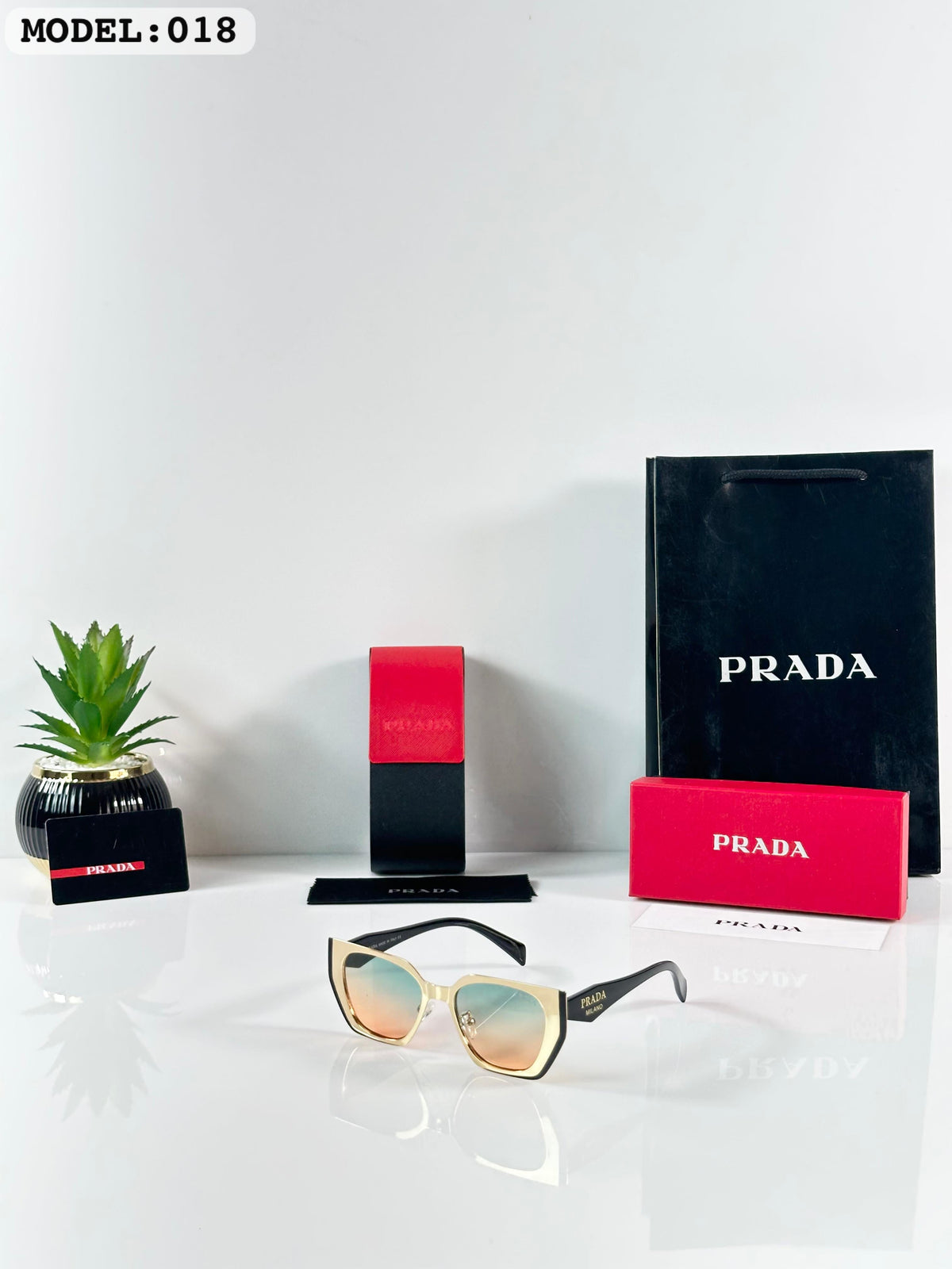 Pradaa 018 Women's Gold/Green